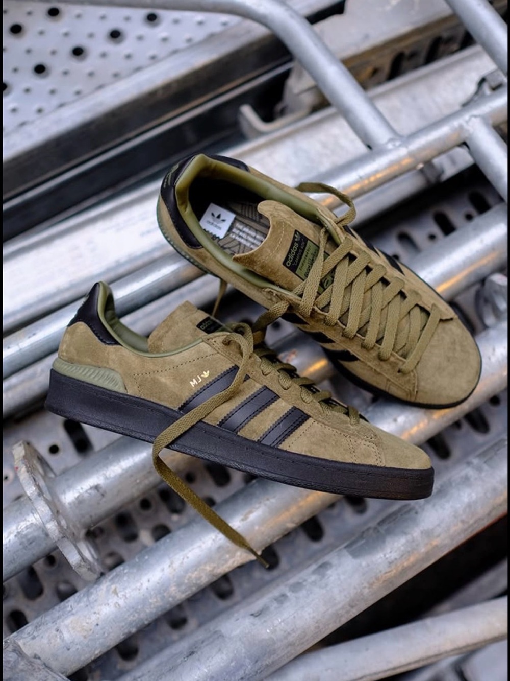 Adidas Campus Adv Marc Johnson- Men's Sneaker- Shoes Size8.5 - Olive & Black